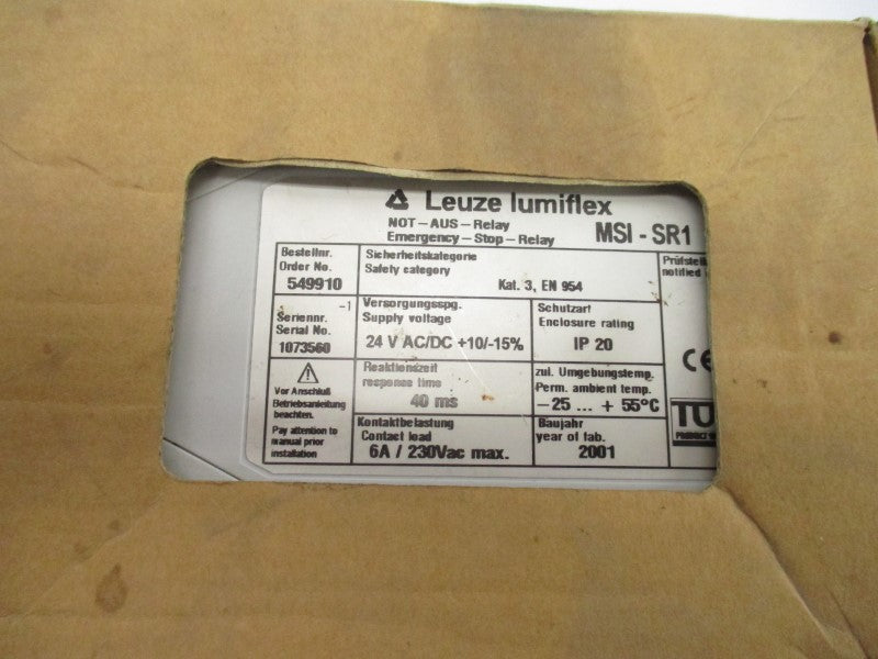LEUZE MSI-SR1 24VAC/DC 6A NSMP