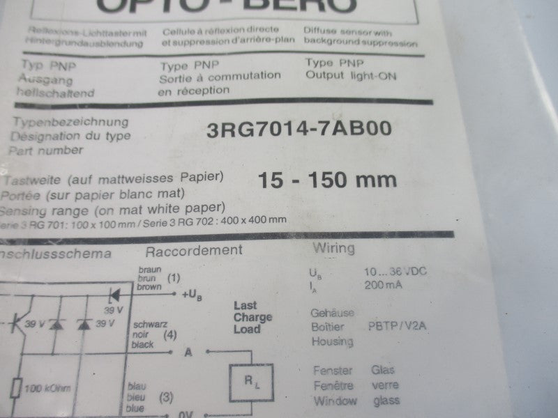 SIEMENS 3RG7014-7AB00 10-36VDC NSMP