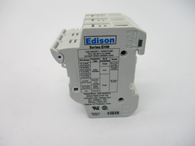 EDISON EHM3DU-4 600V 30A (PKG OF 4) NSMP