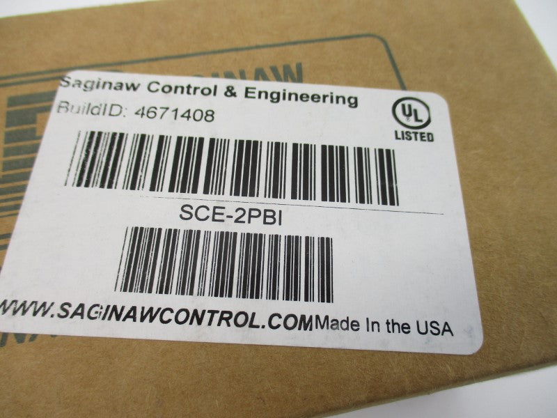 SAGINAW CONTROL SCE-2PBI NSFS