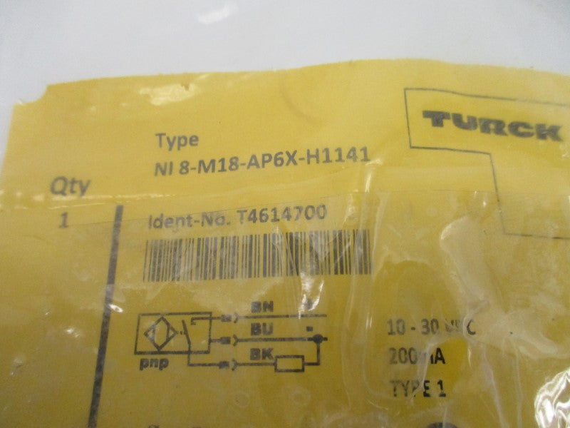 TURCK NI8-M18-AP6X-H1141 T4614700 10-30VDC NSMP