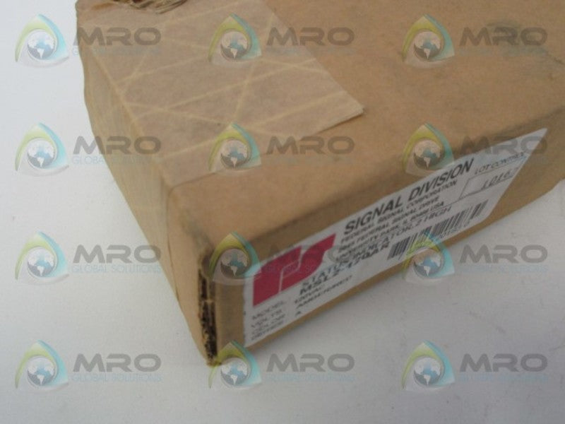 FEDERAL SIGNAL MSL2-120AR STATUS INDICATOR  *FACTOR SEALED*