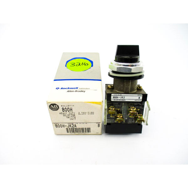 ALLEN BRADLEY 800H-JK2A SER. B (GY/BL) NSMP