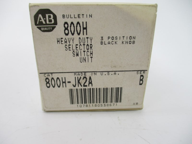 ALLEN BRADLEY 800H-JK2A SER. B (GY/BL) NSMP