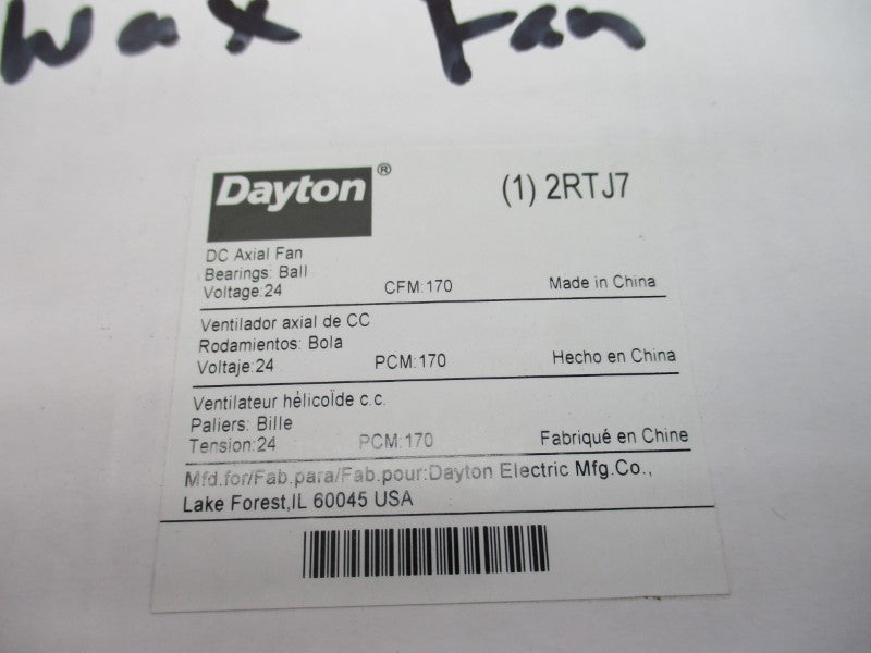 DAYTON 2RTJ7 24V 0.57A NSMP