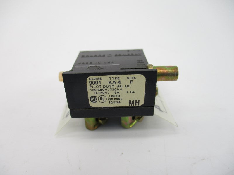 SQUARE D 9001KA-4 SER. F 120-600V 6A NSMP