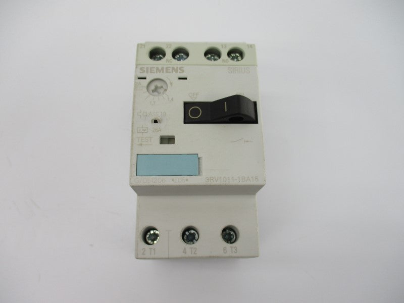 SIEMENS 3RV1011-1BA15 600V 1.4-2A NSMP