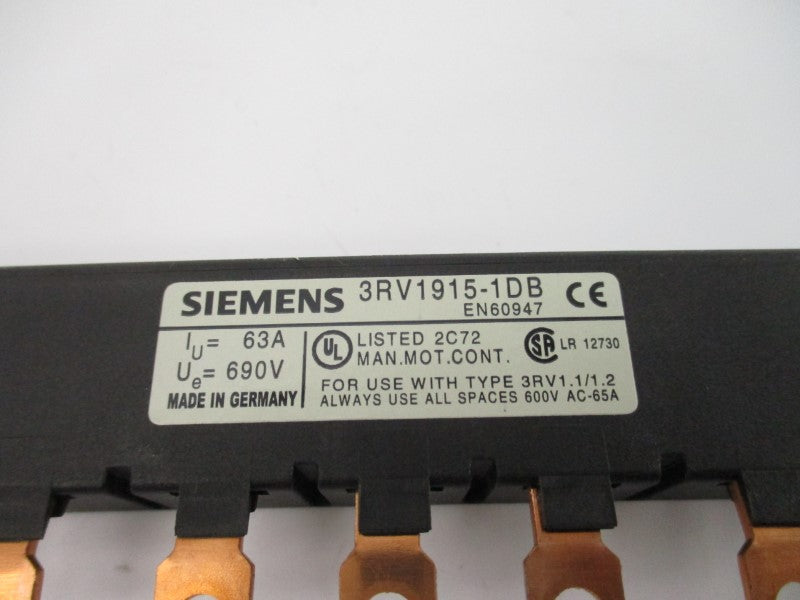 SIEMENS 3RV1915-1DB 690V 63A NSNP