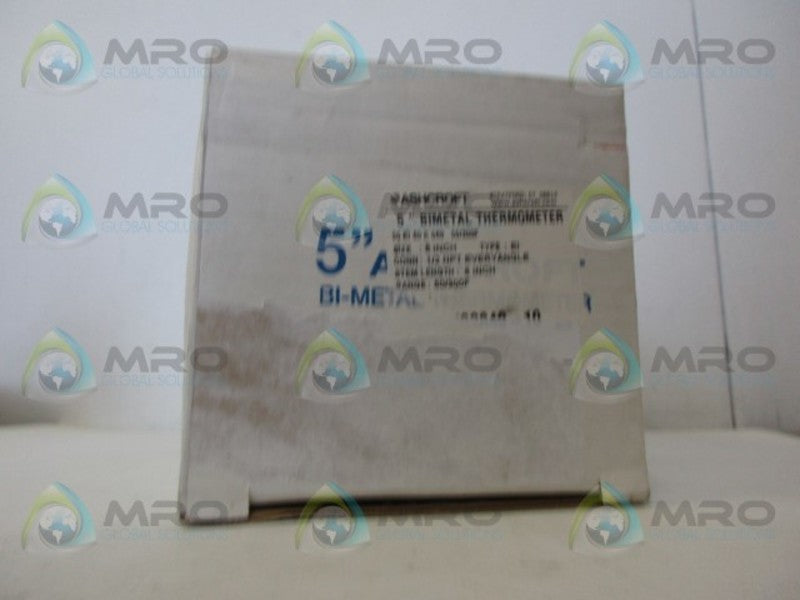 ASHCROFT 50EL60E060 50/300F BI-METAL THERMOMETER *NEW IN BOX*