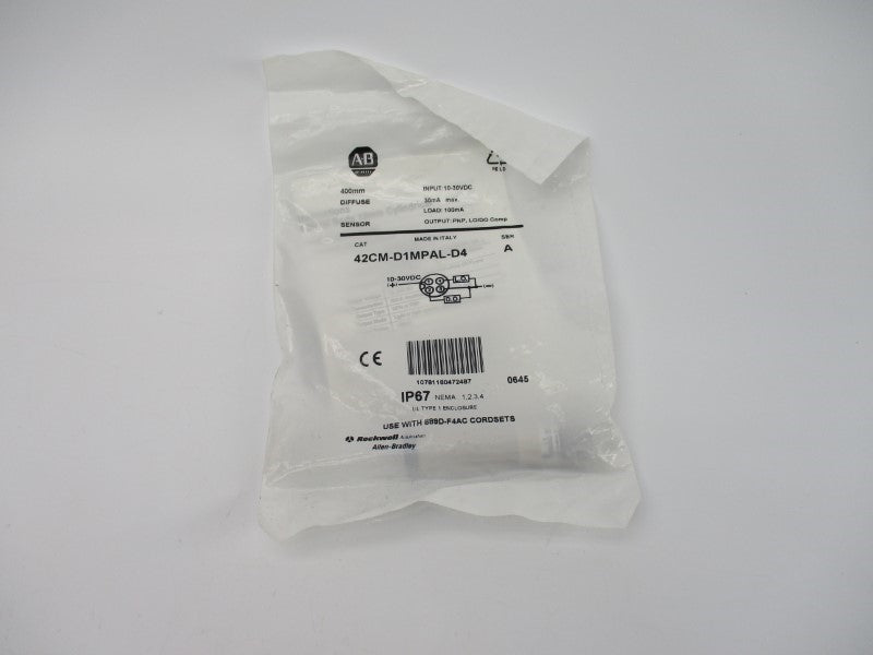 ALLEN BRADLEY 42CM-D1MPAL-D4 SER. A 10-30VDC NSMP