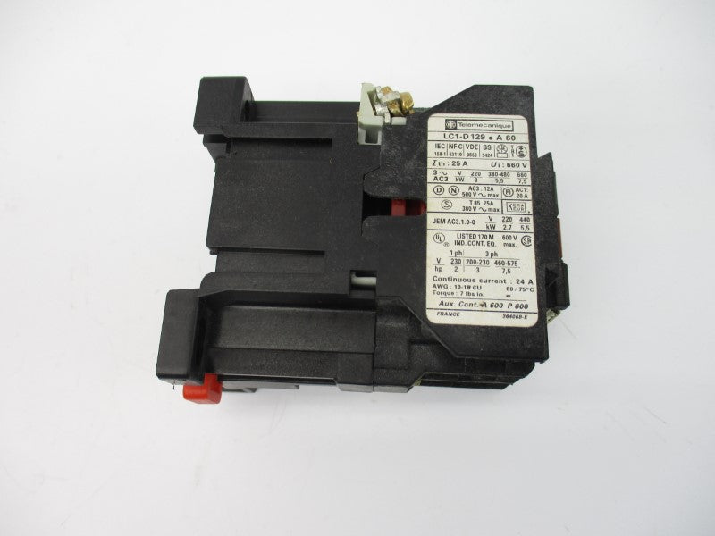 TELEMECANIQUE LC1D129A60 200/220V 25A NSMP