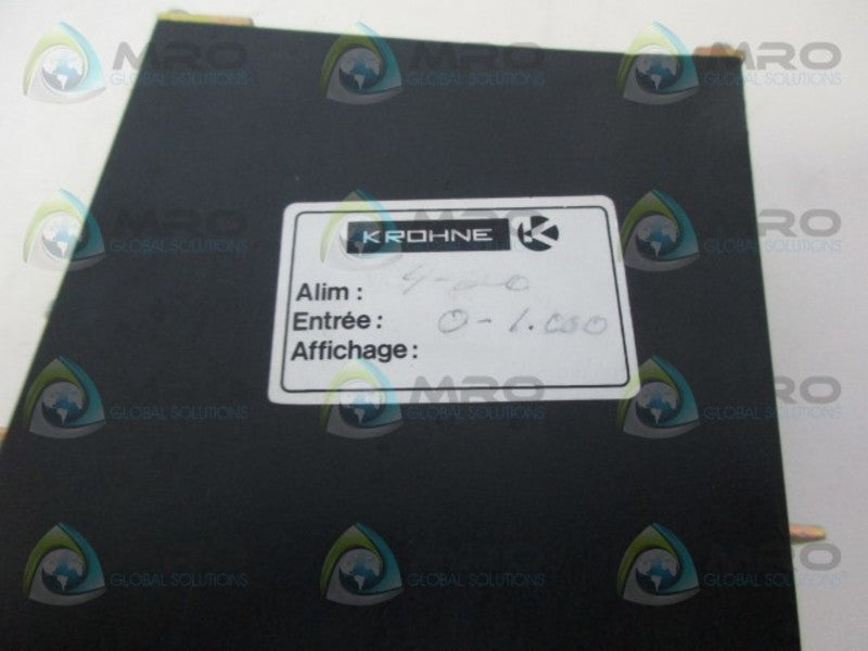 KROHNE C80 MODULE *NEW NO BOX*