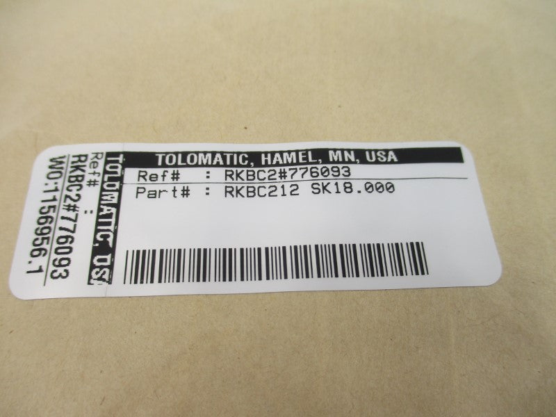 TOLOMATIC RKBC212SK18.00 NSFS