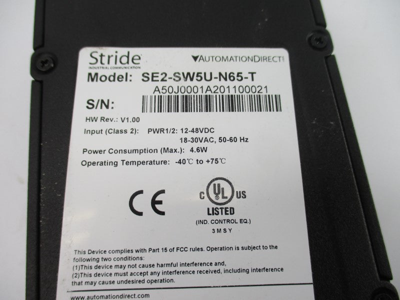 AUTOMATION DIRECT SE2-SW5U-N65-T 12-48VDC NSNP