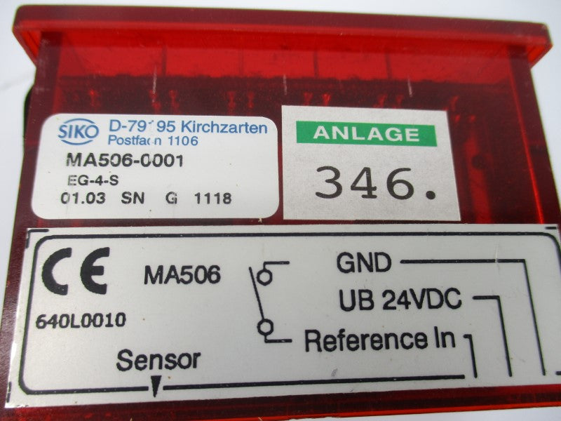 SIKO MA506-0001 EG-4-S 24VDC NSNP