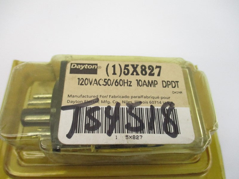 DAYTON 5X827 120VAC 10A NSMP