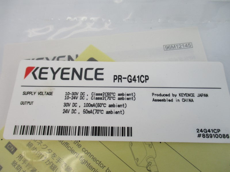 KEYENCE PR-G41CP 10-30VDC NSMP