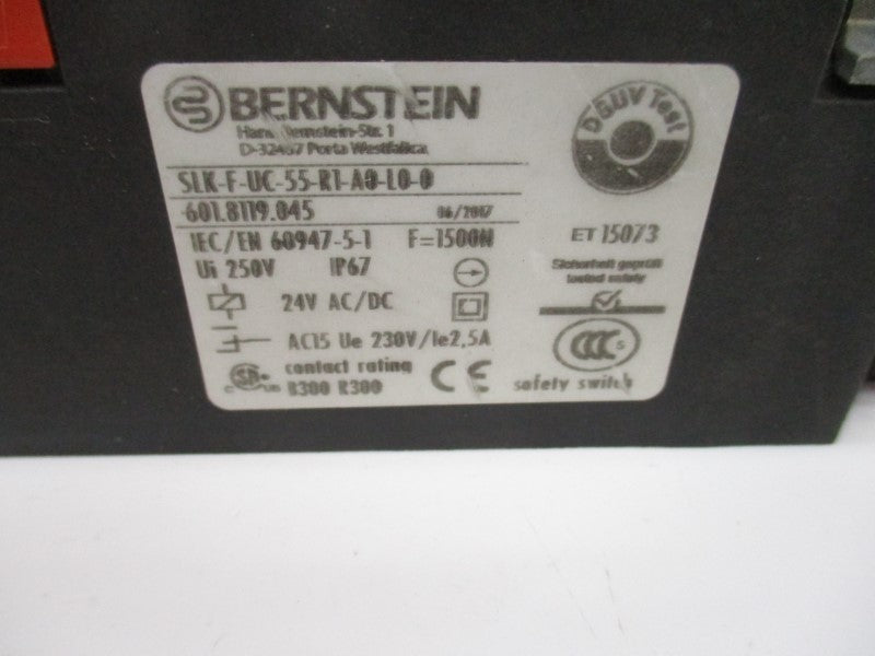 BERNSTEIN SLK-F-UC-55-R1-A0-L0-0 601.8119.045 250V 2.5A UNMP