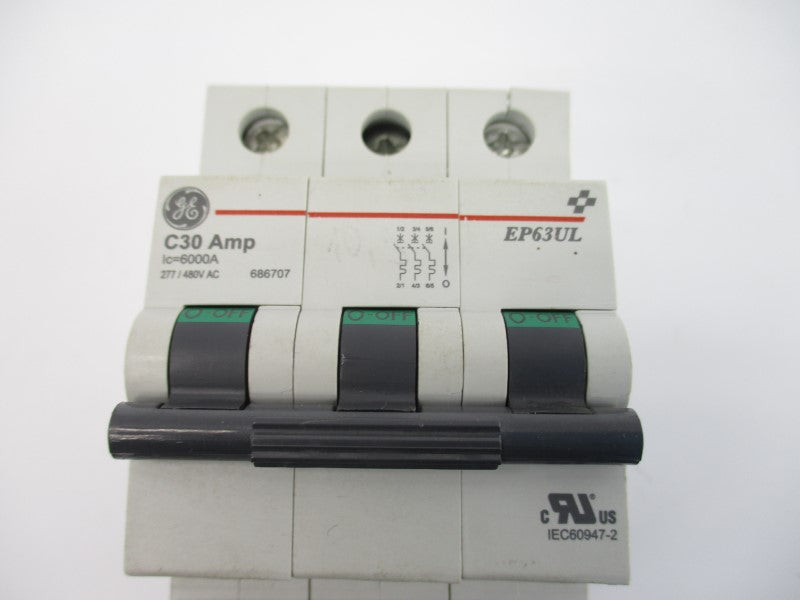 GENERAL ELECTRIC EP63ULC30 480VAC 30A NSNP