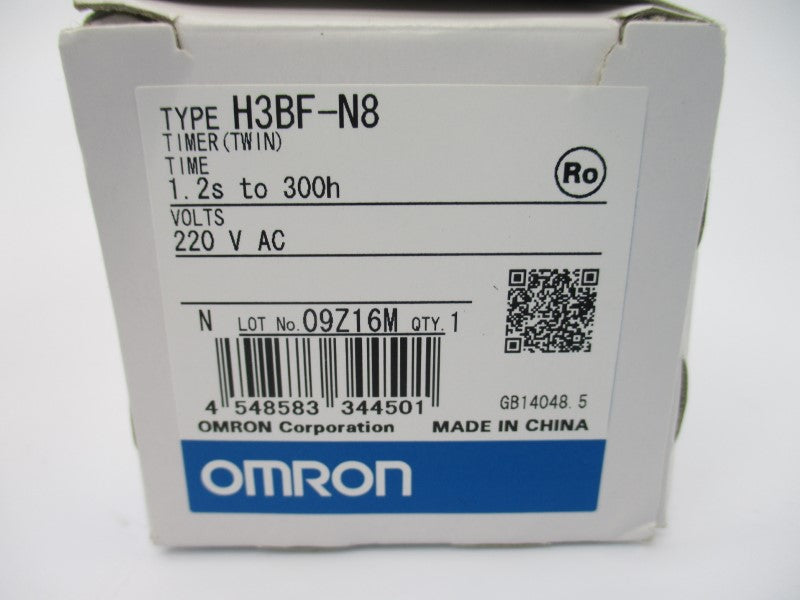 OMRON H3BF-N8 220VAC 5A 1.2S-300H NSMP