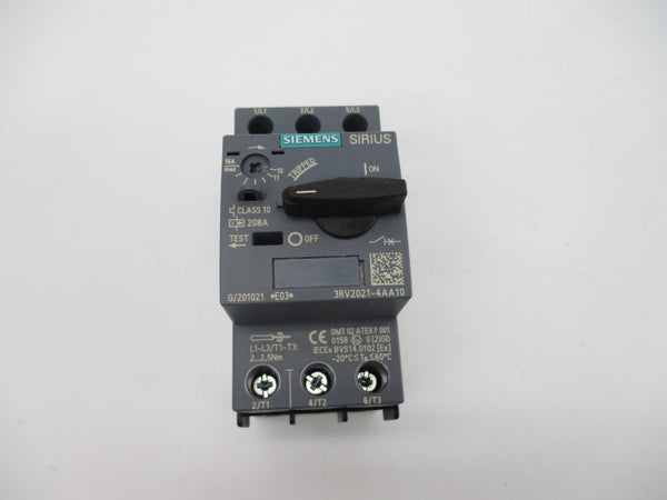 SIEMENS 3RV2021-4AA10 575V 10-16A NSMP
