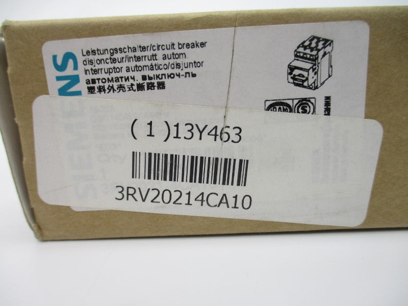 SIEMENS 3RV2021-4CA10 690V 16-22A NSMP