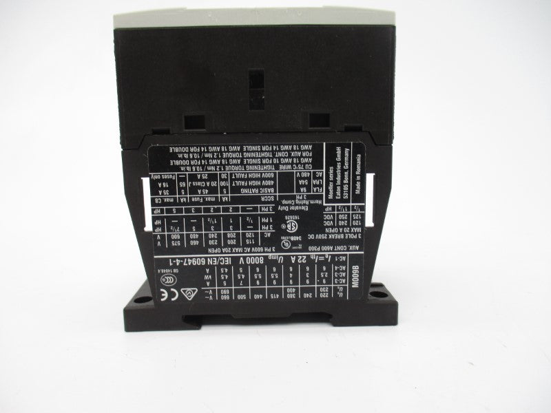 EATON XTCE009B01B-GR1 220/240V 22A NSMP