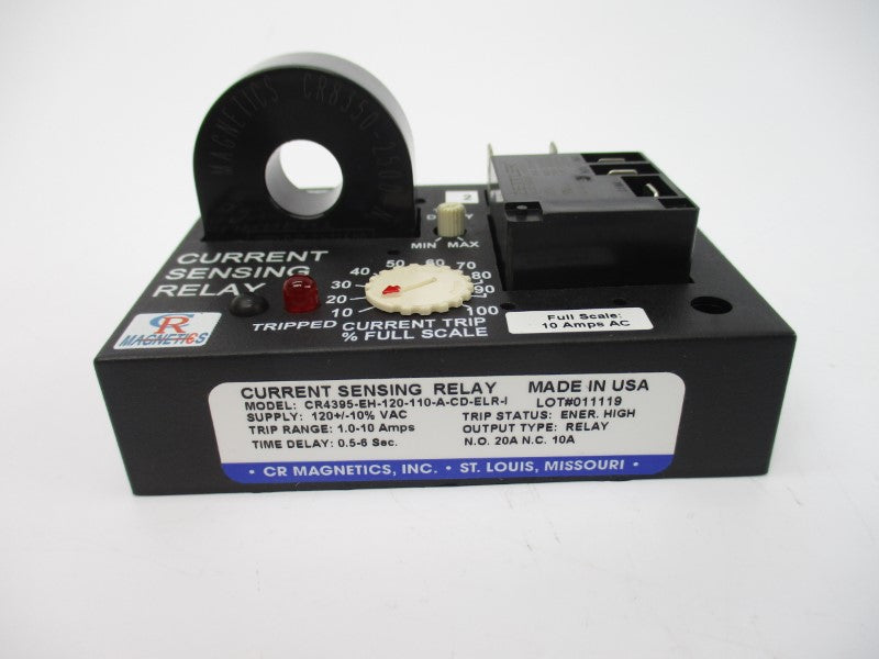 CR MAGNETICS CR4395-EH-120-110-A-CD-ELR-I 120VAC 1.0-10A 0.5-6SEC NSMP