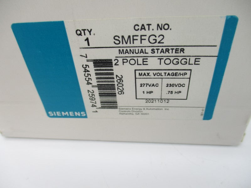 SIEMENS SMFFG2 SER. A 277VAC NSMP