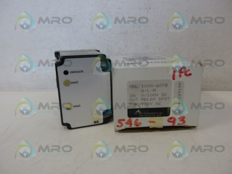 ACTION PAK 1000-6078 RELAY NSMP