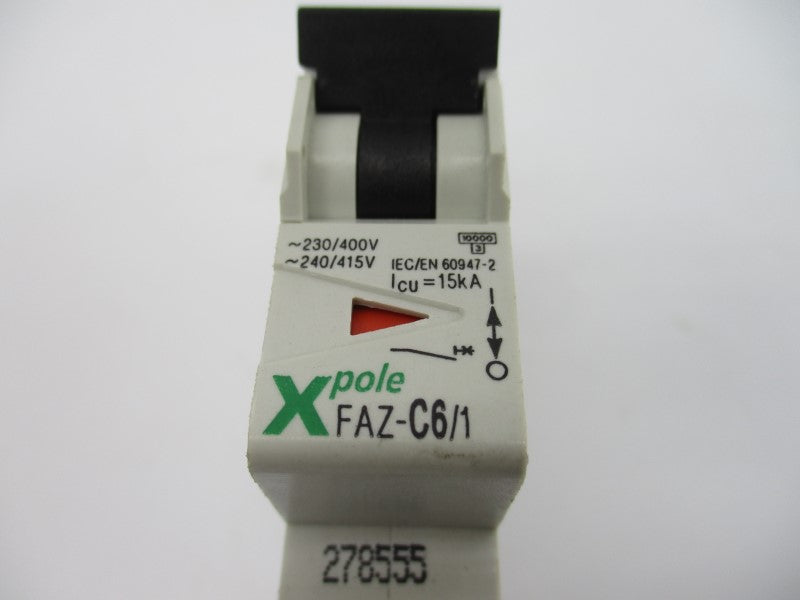 KLOCKNER MOELLER FAZ-C6/1 240/415V 6A NSNP