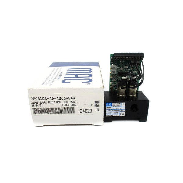 MAC PPCB10A-AD-A0CGABAA 24VDC 60PSI NSMP