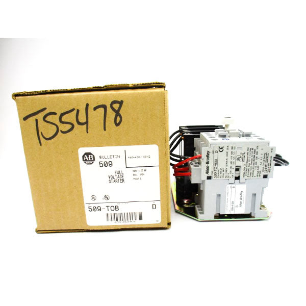 ALLEN BRADLEY 509-TOB SER. D 440-480V 25A (BR/WH) NSMP
