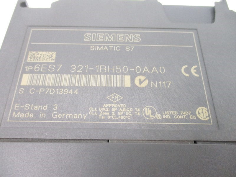 SIEMENS 6ES7321-1BH50-0AA0 NSNP