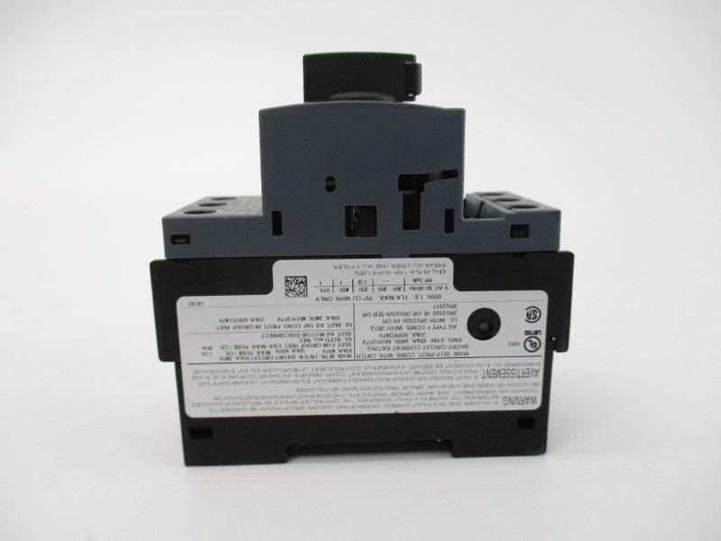 SIEMENS 3RV2011-1AA10 600V 1.1-1.6A (AS PICTURED) NSNP