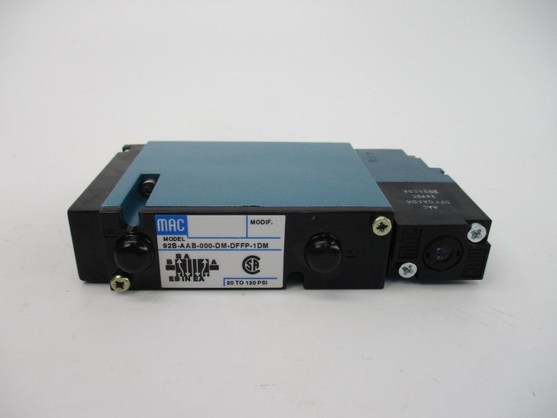 MAC 92B-AAB-000-DM-DFFP-1DM 24VDC 120PSI NSMP