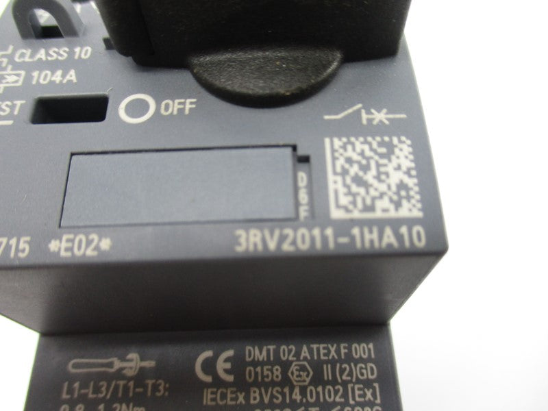 SIEMENS 3RV2011-1HA10 600V 5.5-8A NSNP