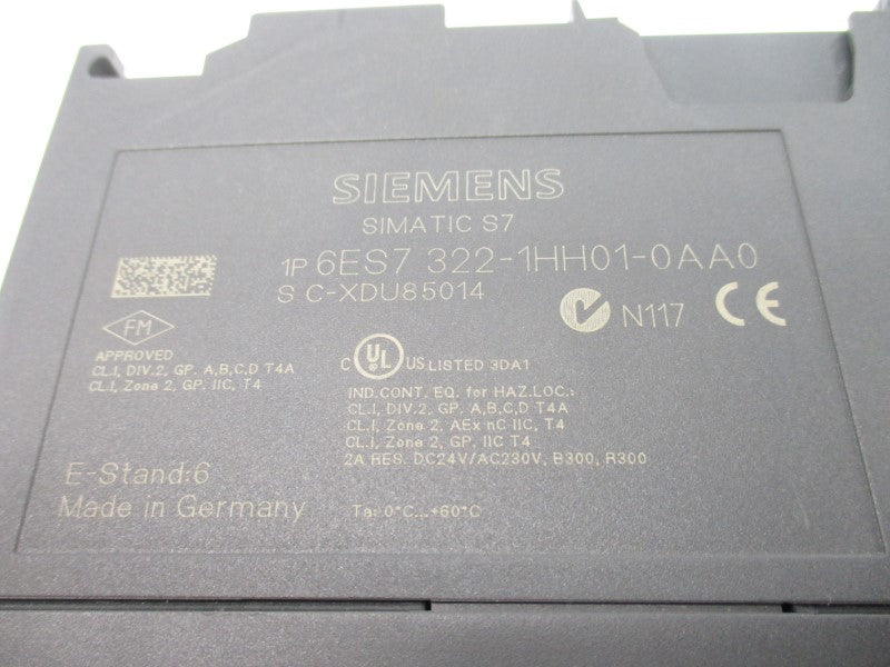 SIEMENS 6ES7322-1HH01-0AA0 120/230V NSNP