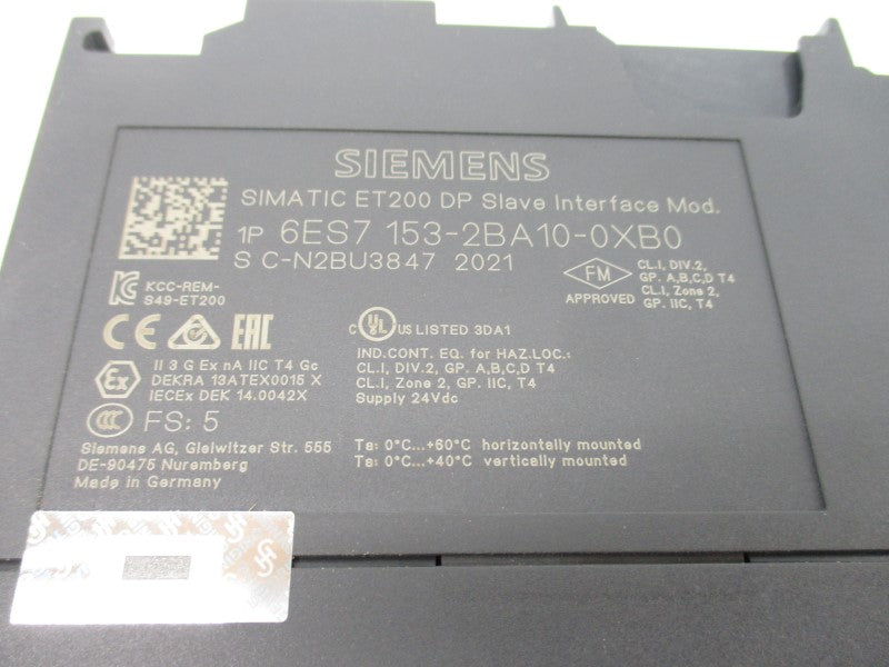 SIEMENS 6ES7153-2BA10-0XB0 NSNP