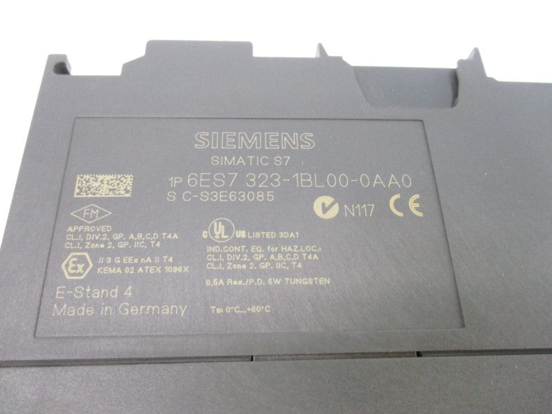 SIEMENS 6ES7323-1BL00-0AA0 (AS PICTURED) NSNP