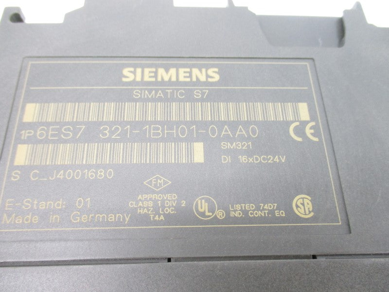SIEMENS 6ES7321-1BH01-0AA0 24VDC UNMP