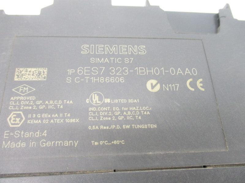 SIEMENS 6ES7323-1BH01-0AA0 (AS PICTURED) UNMP