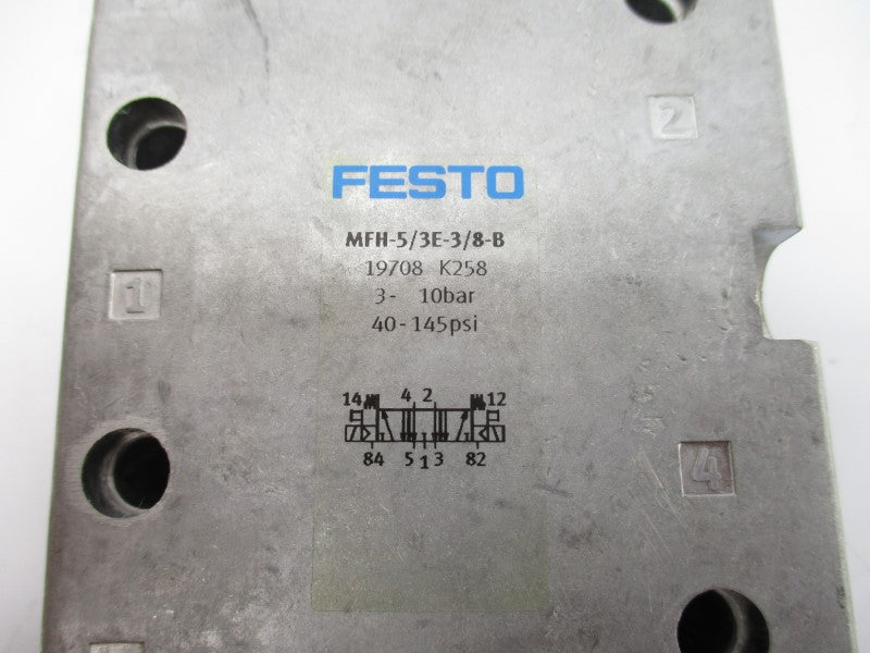 FESTO MFH-5/3E-3/8-B 19708 40-145PSI NSNP