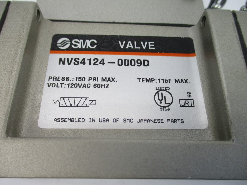 SMC NVS4124-0009D 120VAC 150PSI NSNP