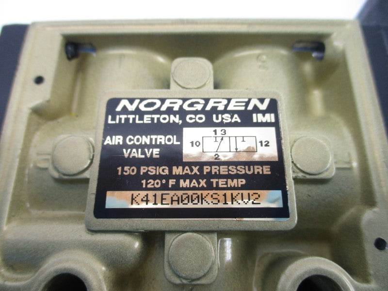 NORGREN K41EA00KS1KV2 150PSI UNMP