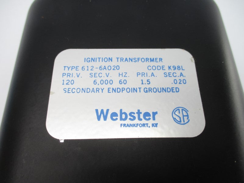 WEBSTER 612-6A020 120V 1.5A NSNP