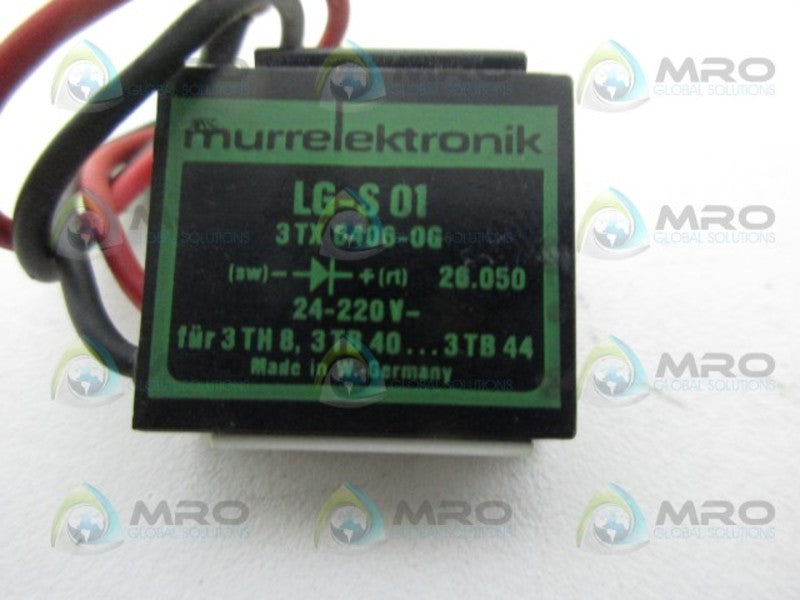 MURR ELEKTRONIK LG-S01 SURGE SUPRESSOR UNMP