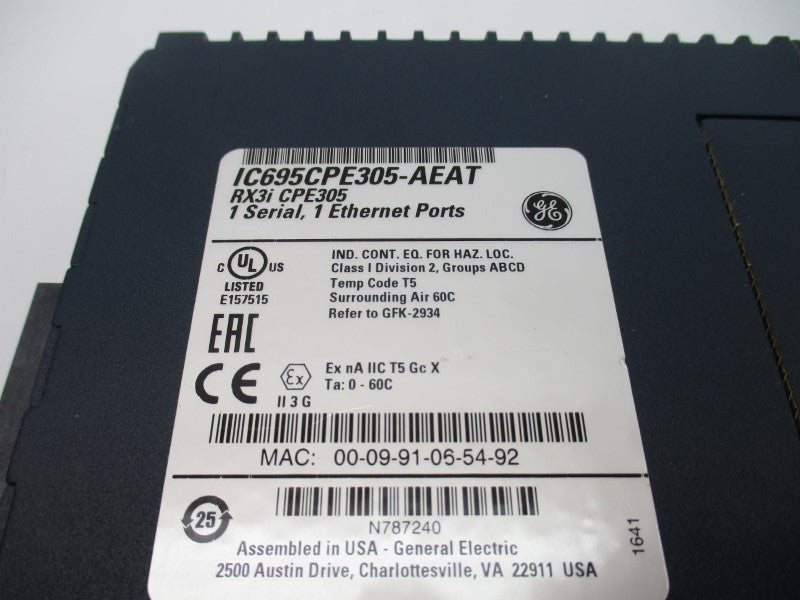 GENERAL ELECTRIC IC695CPE305-AEAT NSNP