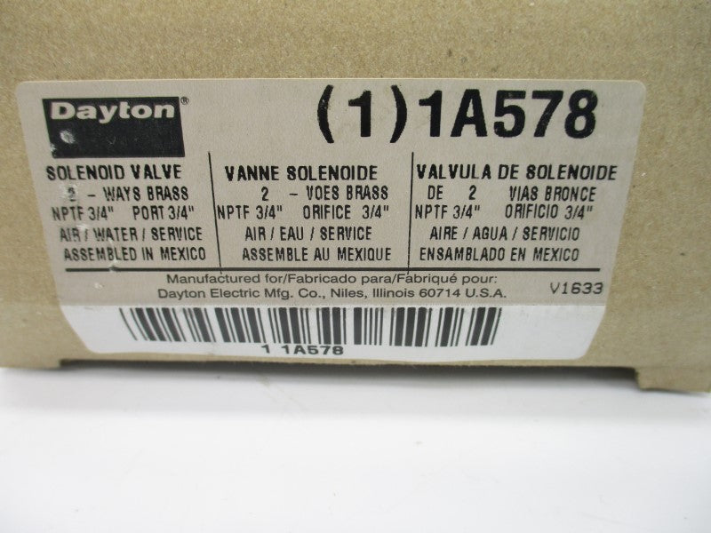 DAYTON 1A578 3/4" NSMP