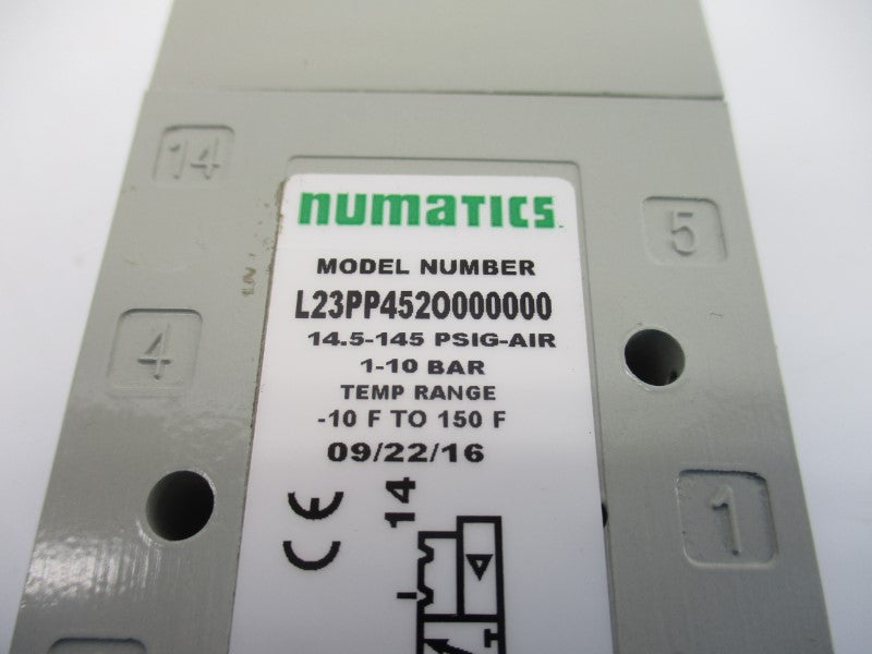 NUMATICS L23PP452O000000 14.5-145PSI NSNP